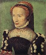 CORNEILLE DE LYON Portrait of Gabrielle de Roche-chouart France oil painting artist